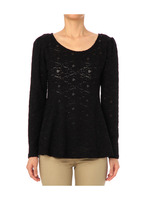 マーメイド風ストレッチレースプルオーバー