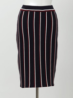 ミラノリブ　ストライプペンシルSK