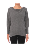 カシミヤ ドロップショルダーオーバニット