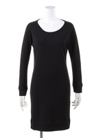 カシミヤ裏毛ワンピース