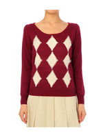 ダイヤレース ニットプルオーバー