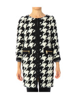 ビッグ千鳥ニットコート