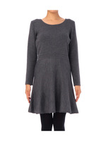 フィット&フレアニットワンピース