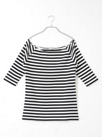 ボーダーオフショルTOPS