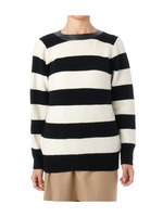 ボーダーニットプルオーバー