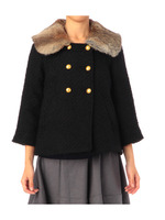 ラビットファーダブルジャケット