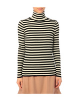 アンゴラ混タートルリブニットプルオーバー