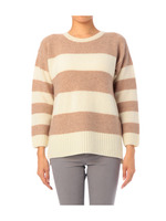 ボーダーニットプルオーバー