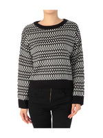 幾何学柄ニット