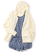 moco moco ’スムーズィー’ スカラップパーカ