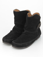 【Mooi】FEMININE スウェード ブーツ