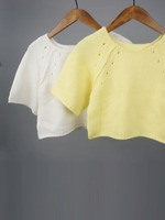 コットンリブショートニット