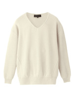 ホールガーメントVネックニット