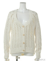 メッシュニットカーディガン