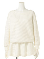 ルーズスウェットワンピース