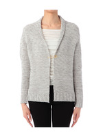 杢テープヤーンニットカーディガン