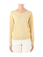 両Vネックニットプルオーバー