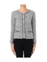 [S]ニットツイードカーディガンセット