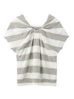 sakayori. ボーダーフレンチスリーブプルオーバー