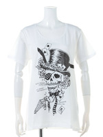 【LOVERS ROCK】HATTERスカルTシャツ