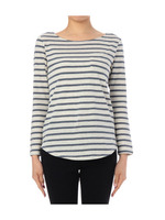 コットンスラブボーダーカットソー