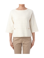 スクエアふくれジャカードプルオーバー