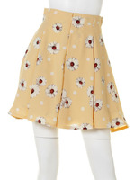 ドットマーガレットフレアスカート