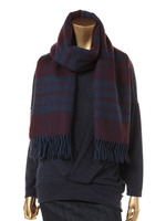 ニットソ―切替P／Oチェックストール付