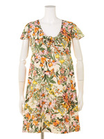 ミックスフラワープリントOP