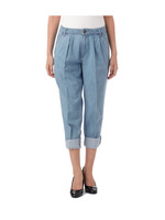 ルーズフィットテーバードデニムパンツ