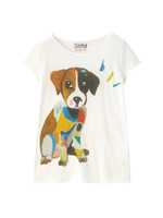 G.KERO カラフルドッグプリントプルオーバー