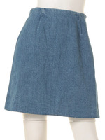 トラペーズデニムミニSK