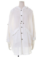 フーディ―ドルマンシャツ