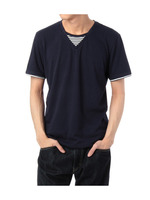 フェイクレイヤードカットソー