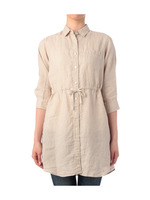 ブラウジングリネンチュニックシャツ