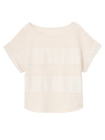 ラメボーダービッグプルオーバー