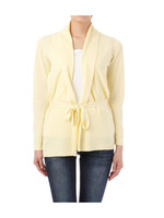 綿麻ショールニットカーディガン