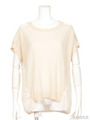 HG COOL KNIT&CHIFFON TOPS