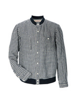 ギンガムチェックリネンブルゾン