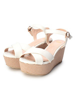 クロスベルトウエッジサンダル