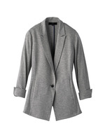 ジャージ素材ロングテーラードジャケット