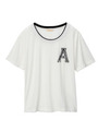 スパンコールイニシャルTシャツ