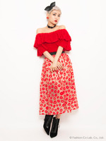 フロッキーリップスカート