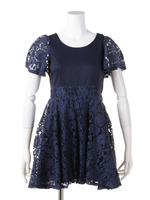 レース切り替えワンピース