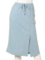 【Planet blue world】裏毛ミディ丈スカート