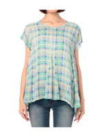 Aライン切り替えブラウス