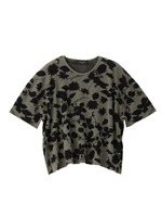 SACRA シャドーフラワーニット