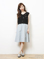 [Salon de Balcony]GINGHAM CHECK SKIRT