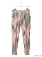 ストライプテーパードパンツ