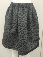 ヒョウボリュームタフタスカート